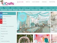 Tablet Screenshot of lacrafts.com